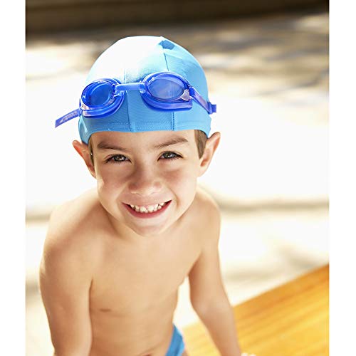 Comfortable Fabric Swim Cap Girls Boys 